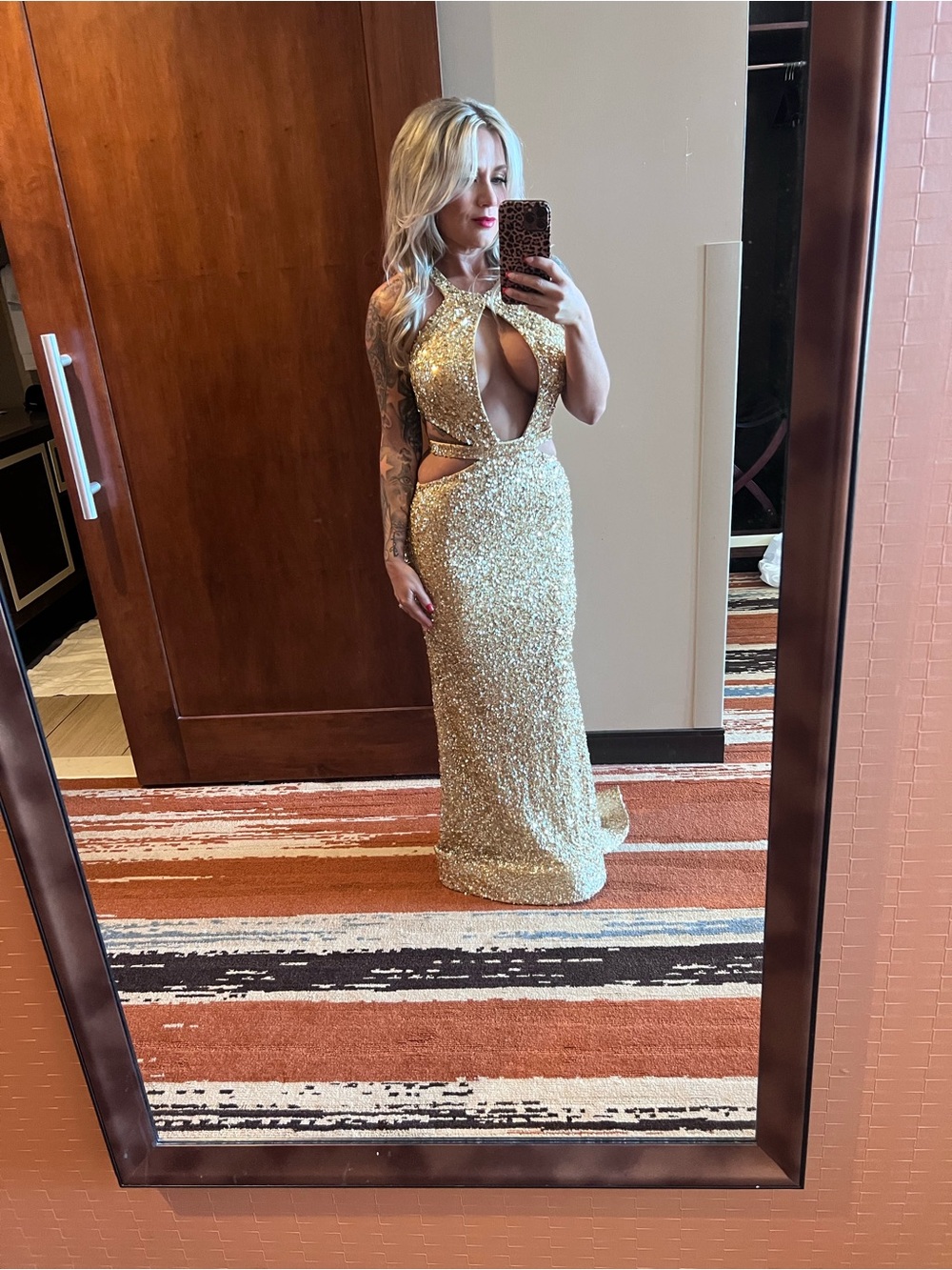 Gold Ashley Lauren Dress